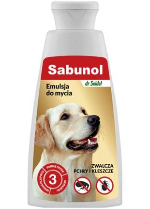 Шампунь від бліх та кліщів для собак Sabunol 150 мл (590174200...