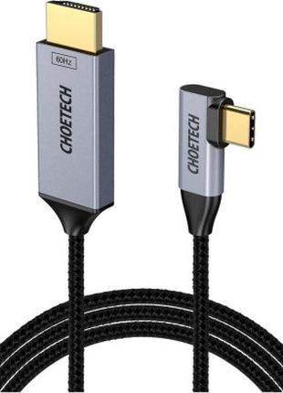 Кабель мультимедийный USB-C to HDMI 1.8m USB 3.1 L-type 4K60Hz...