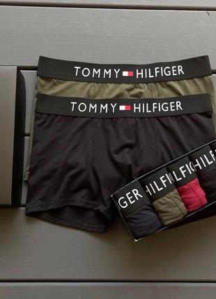 Мужские боксеры подарочный набор трусов 3 шт tommy hilfiger с3...