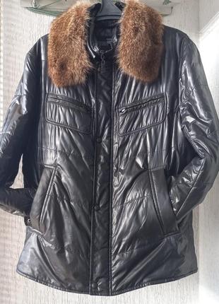 Куртка  зимова socco, з утеплювачем з натурального хутра кролика