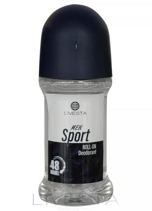 Чоловічий роликовий дезодорант livesta sport, 50 мл (112606)