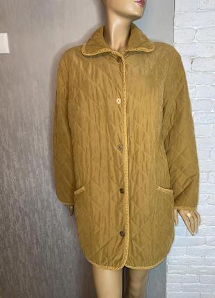 Демисезонная стеганая куртка большого размера, xxxl 54-56р