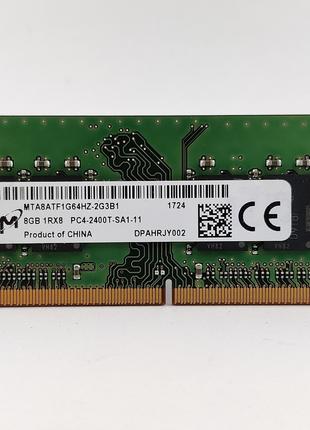 Оперативная память для ноутбука SODIMM Micron DDR4 8Gb PC4-240...