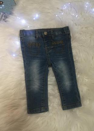 Джинсы на 6-9 месяцев брюки брюки джинсовые штанишки штанишки