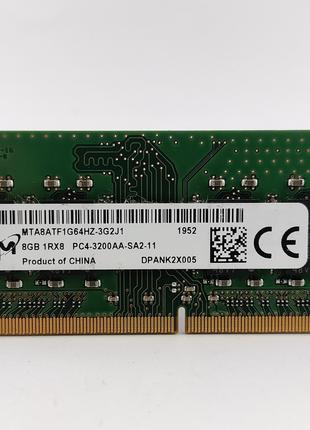 Оперативная память для ноутбука SODIMM Micron DDR4 8Gb PC4-320...