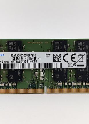 Оперативная память для ноутбука SODIMM Samsung DDR4 16Gb PC4-2...