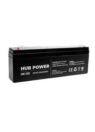 Акумулятор 12В 2,3 Ач для ДБЖ Hub Power НЕ-122