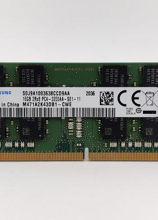 Оперативная память для ноутбука SODIMM Samsung DDR4 16Gb PC4-3...