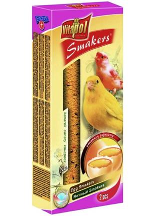 Корм для канарок Vitapol Smakers Snack снекі з яйцем 2 шт / 50...