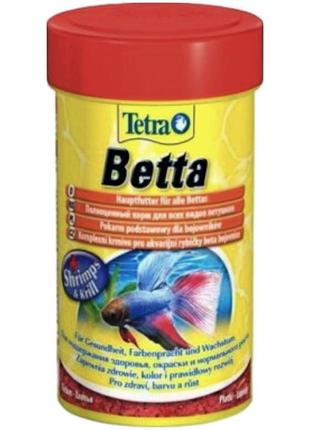 Корм для риб Tetra Betta для акваріумних риб в пластівцях 100 ...