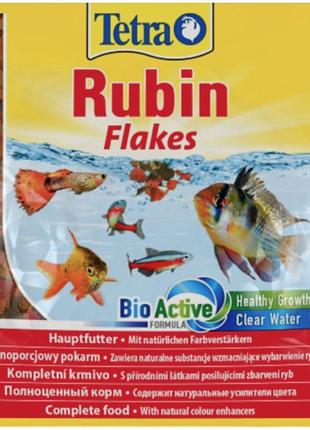 Корм для риб Tetra Rubin для акваріумних риб в пластівцях 12 г...