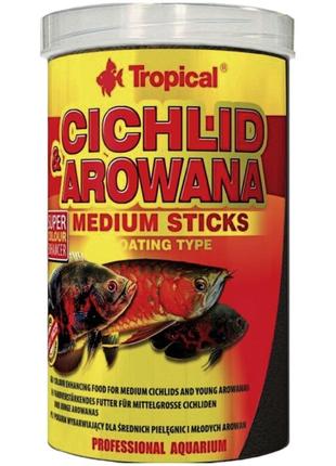 Корм для риб Tropical Cichlid&Arowana; Medium Sticks для аквар...