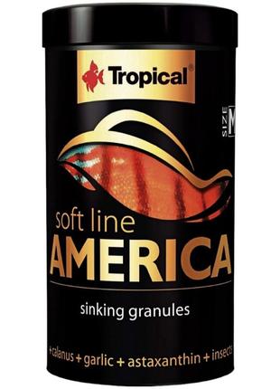 Корм для риб Tropical Soft Line America M 250 мл / 150 г (5900...