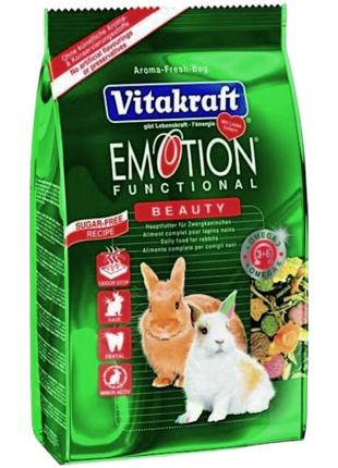 Корм ​​для кроликів Vitakraft Emotion Beauty Selection Adult 6...