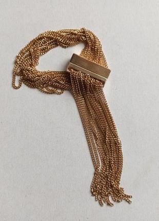 Изысканный браслет из цепочек бахрома top secret 15,5 см