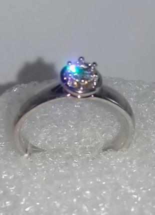 Кольцо бриллиант 0,23ct помолвка белое золото 585 діамант 3,96...