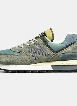 Кроссовки new balance 574 legacy stone island