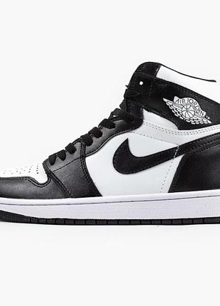 Чоловічі кросівки nike air jordan 1 black-white