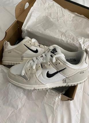 Кроссовки nike dunk low disrupt 2 “pale ivory black”