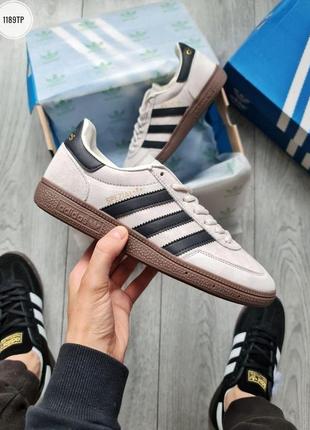 Кроссовки adidas spezial handball light grey