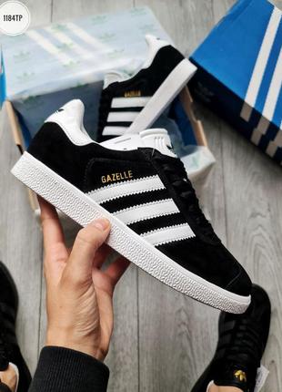 Кроссовки adidas gazelle black/white