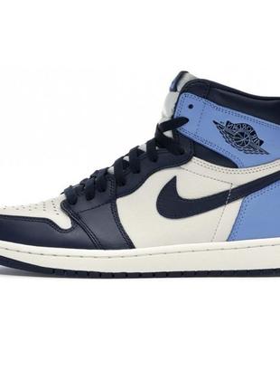 Чоловічі кросівки nike air jordan 1 blue