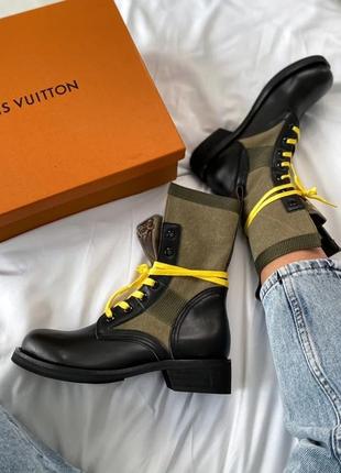 Жіночі черевики louis vuitton metropolis ranger boots