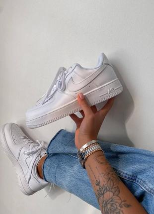 Кроссовки nike air force 1 low classic white premium