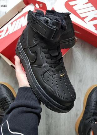 Зимние мужские кроссовки nike air force hight хутро