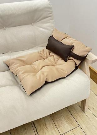 Лежак для собак / котов 80*60 из мебельной ткани
