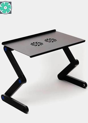 Столик для ноутбука с охлаждением Laptop Desk T8 42х26см охлаж...