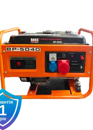 Бензиновий генератор Bass Polska BP-5040 3.5 кВт трьохфазний 2...