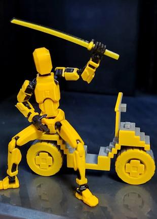 подвижный Робот конструктор Лаки 13 и скутер самокат
