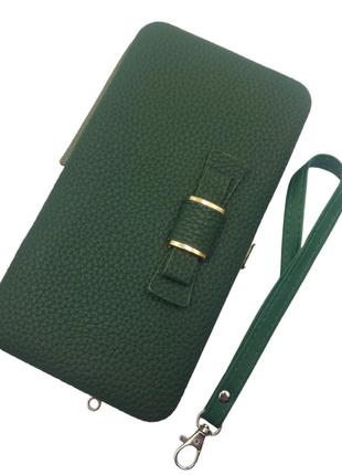 Жіночий гаманець на застібці Baellerry / Зелений