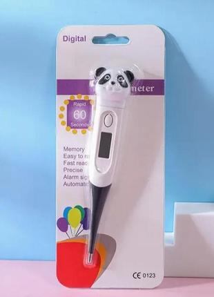 Электронный  детский термометр панда с гибким наконечником