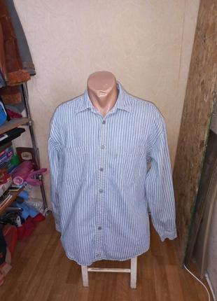 Винтажная джинсовая рубашка 80-90 лет levis