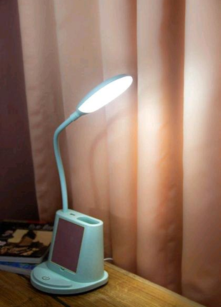 Настольная светодиодная лампа с зеркалом
