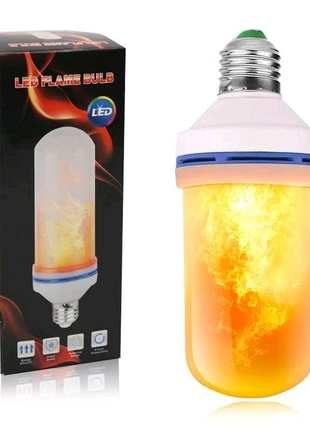 Лампа Led Flame Bulb А+ с эффектом пламени огня.