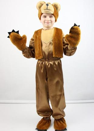 Карнавальний костюм ведмедик no4 (рижий) ведмідь бурий ведмідь...