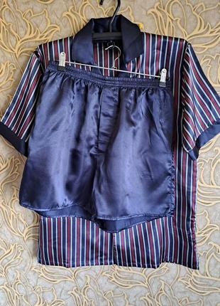 (959) отличная мужская пижама с шортами livergy /размер  l