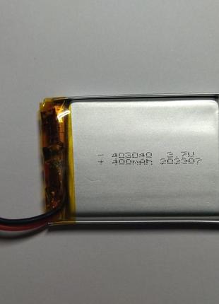 Акумулятор з контролером заряду Li-Pol PL403040 3,7V 400 mAh (...