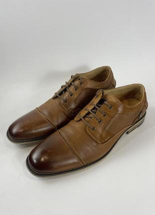 Мужские кожаные туфли оксфорды steve madden jagwar размер 50,5