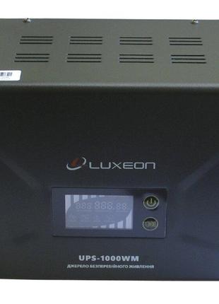 Источник бесперебойного питания LUXEON UPS-1000WM