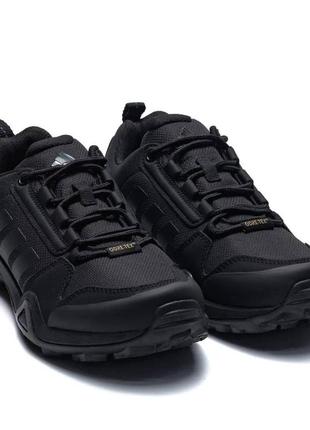 Зимові термо кросівки adidas terrex мембрана waterproof чорні.