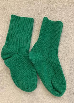Шкарпетки ручної в'язки, вовняні