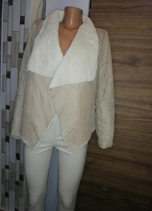 Женская куртка жакет пиджак bershka размер s 36 тепла