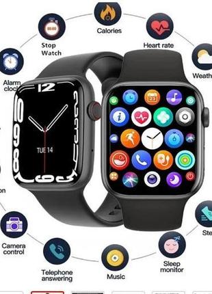 Фитнес браслет smart watch i7 pro max, пульсометр, тонометр, у...