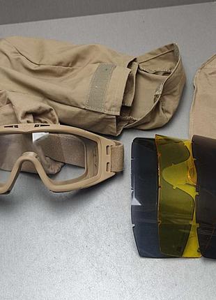 Одяг і захист для страйкбола та пейнтболу Б/У Тактичні окуляри...