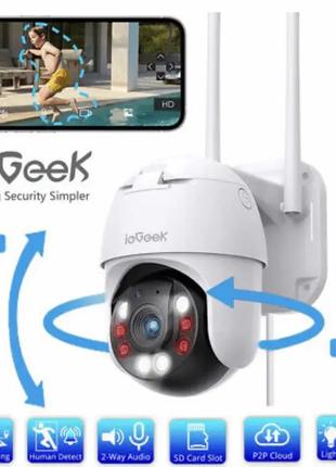 IeGeek IE50 3мп 360 ° 3х зум PTZ камера видеонаблюдения улична...