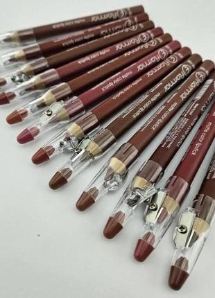 Flormar matte color lipstick collection: 12 матових олівців дл...